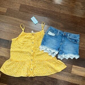 Girls Summer Outfit! Size L 10/12 ☀️🌼